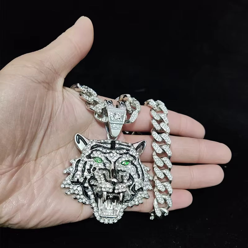 Corvian Tiger Head Cuban Chain