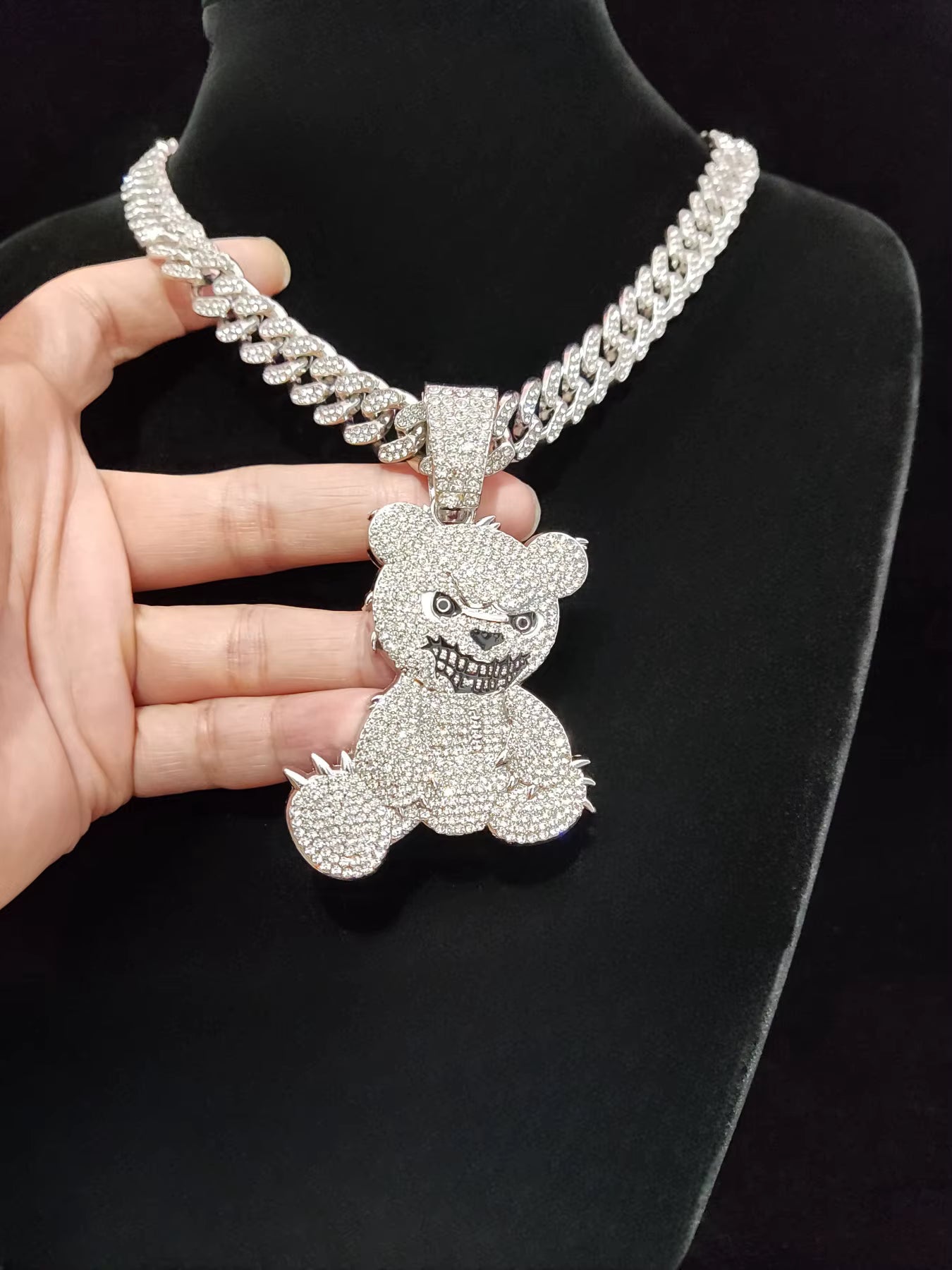 Corvian Iced Bear Cuban Chain