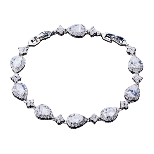 Frosted Star Drop Bracelet