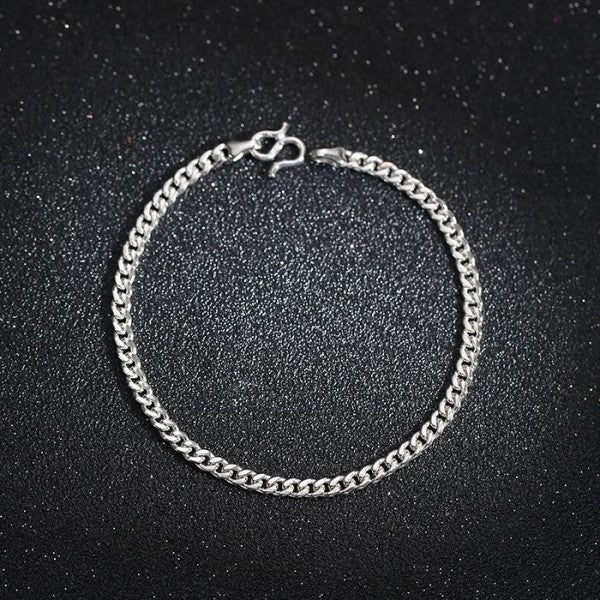 Corvian Slim Cuban Bracelet (3mm)